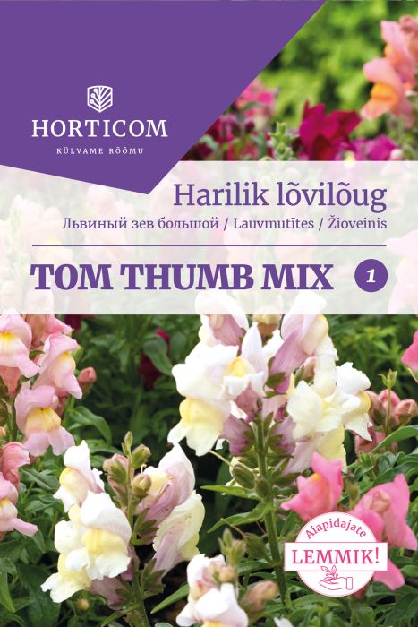 Harilik lõvilõug Horticom Tom Thumb mix 1g