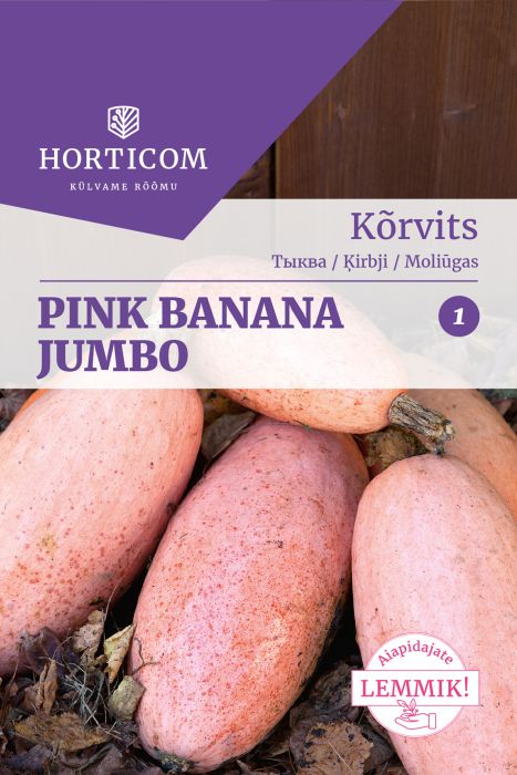 Kõrvits Pink Banana Jumbo Horticom 10 seemet