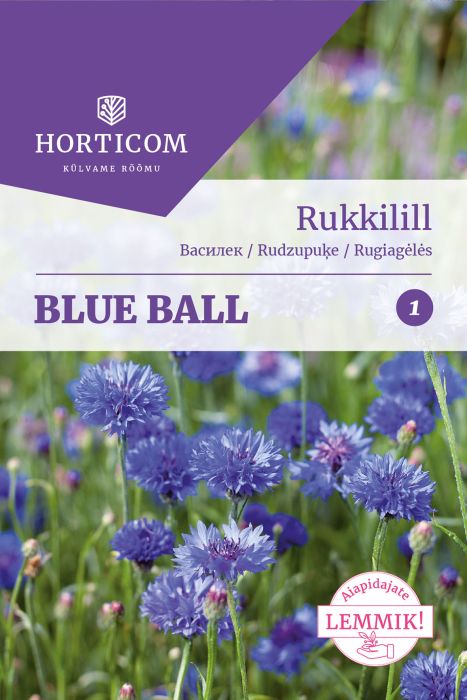 Rukkilill Blue Ball Horticom 1g