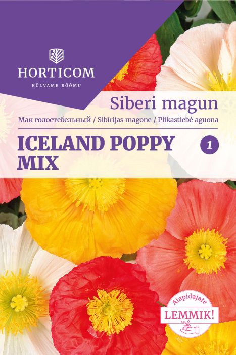 Siberi magun Iceland Poppy Mix Horticom 0,25 g