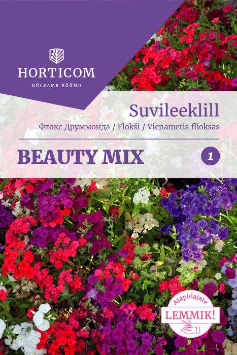 Suvileeklill (suvifloks) Beauty Mix Horticom 1g