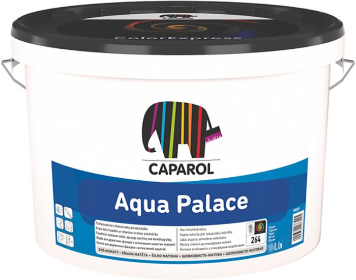 Puitfasaadivärv Caparol Aqua Palace B1 valge 10 l