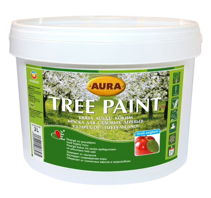 Viljapuude tüvevalgendi Aura Tree Paint 2 l