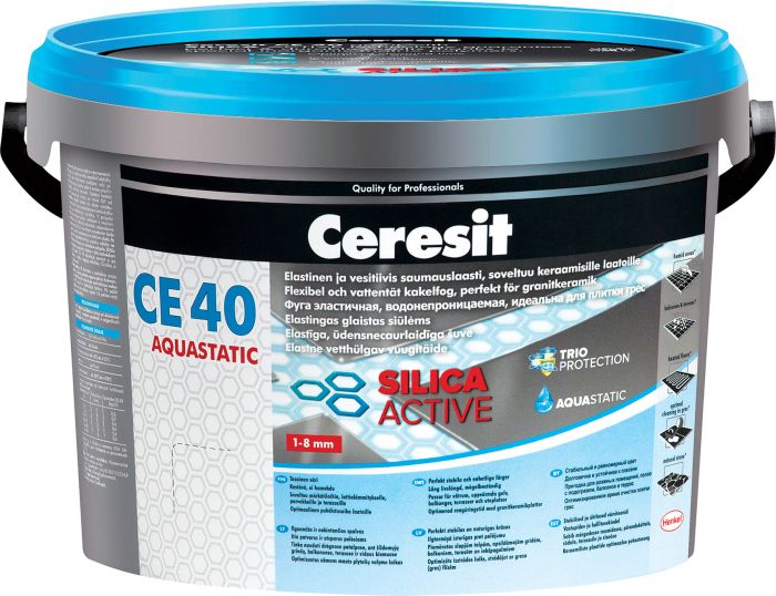 Vuugitäide Ceresit Aquastatic CE 40 2 kg, hall