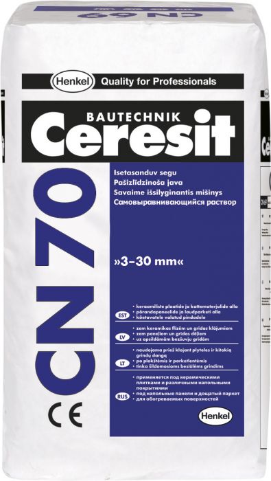 Põrandasegu Ceresit CN 70 25 kg