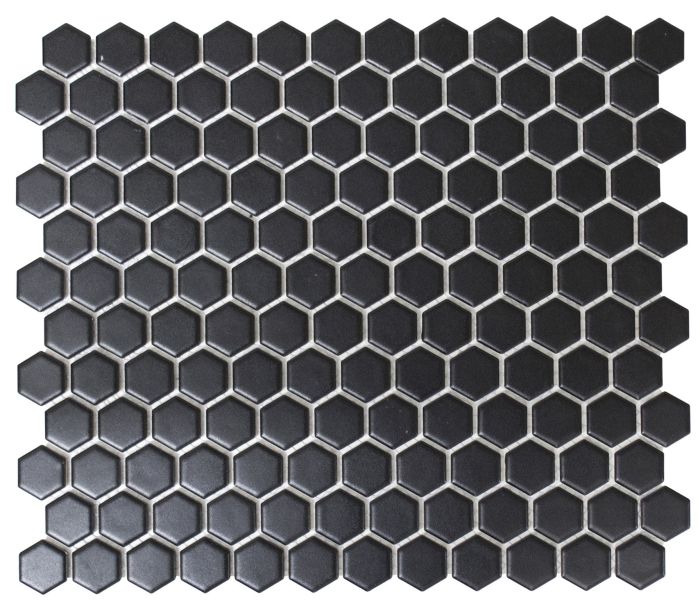 Mosaiik Hexagon must 26 x 30 cm