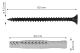 Kruvi Walteco RT-49 must/hall Ø 4,5 x 60 mm 2 x 16 tk