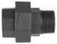 Kaksiknippel Walteco RT-58 must 3/4” x 3/4” 2 tk