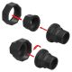 Kaksiknippel Walteco RT-58 must 3/4” x 3/4” 2 tk