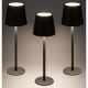 Lauavalgusti Starlux Paola Mini must 3 tk