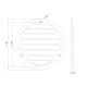 Ventilatsioonirest Europlast tsingitud ⌀ 100