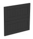 Esipaneel Camargue Skärgård Country 2 tk 60 cm Matt must