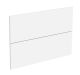 Esipaneel Camargue Skärgård Classic 2 tk 80 cm Matt valge