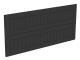 Esipaneel Camargue Skärgård Country 2 tk 120 cm Matt must