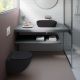 Seinapealne WC-pott Vitra Sento Rim-Ex must