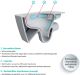 Seinapealne Vitra WC-pott Integra Square Rim-Ex