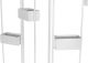Stend lilledele 160 cm, valge