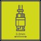 Spiraallukuga spindel Ryobi RAR902 3,2 mm