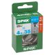 Katusekruvi seibiga Spax TRX RST A2 4,5 x 35 mm 15 tk