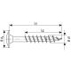 Puidukruvi Spax HI.FORCE TRX WIROX 6 x 80 mm 24 tk
