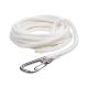 Kinnitusköis Qvarken Dockline karabiiniga valge 12 mm x 12 m