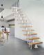 Trepp Atrium Dixi Vertical 70 cm Lepp / valge