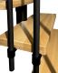Trepp Atrium Dixi Vertical 70 cm Pöök / must