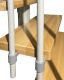 Trepp Atrium Dixi Vertical 70 cm Pöök / hall