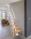 Trepp Atrium Mini Plus Vertical lepp 60 cm Valge