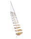 Trepp Atrium Mini Plus Vertical lepp 60 cm Valge