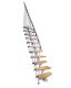 Trepp Atrium Mini Plus Vertical lepp 60 cm Hall