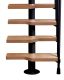 Trepp Atrium Mini Vertical pöök 60 cm Must