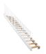 Trepp Prosto Vertical tamm 80 cm Valge