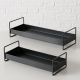 Kandik Boltze Wolga 40 x 14 x 10 cm, must