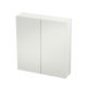 Peegelkapp Riva Camden Matt valge 60 cm