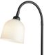 Põrandavalgusti Halo Design Glow 1, must/opaal