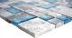 Mosaiikplaat Crystal Mix XCM MC589 sinine/hall läikiv 30 x 30 cm