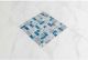 Mosaiikplaat Crystal Mix XCM MC589 sinine/hall läikiv 30 x 30 cm
