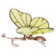 Aiakaunistus 4 Living Liblikas 16 cm, helendav