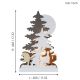Lauakaunistus Eglo Forest Friends 28 x 44 cm IP20