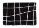 Vannitoavaip Diaqua Network must/valge, mitu suurust 60 x 90 cm