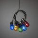 LED-valgussari Konstsmide multi colour 40-osaline