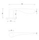 Siseukse link Valnes matt kroom