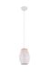 Rippvalgusti Trio Bidar Ø 15 cm valge