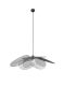 Rippvalgusti Trio Fleure mattmust Ø 87 cm