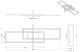 LED-laevalgusti Trio Salinas mattmust 100 x 40 x 11,5 cm