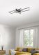 LED-laevalgusti Trio Salinas mattmust 100 x 40 x 11,5 cm
