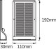 Sensorvalgusti Osram Doorled Solar valge 19,2 x 11 cm IP44