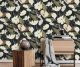 Fliistapeet Fairy Blosom 10508-15, tulp tume