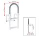 Astmetugi Ridder 54 x 23,5 cm valge/hall